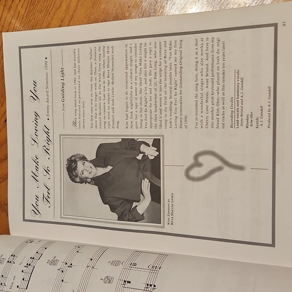 Vintage 1993 Love on The Air Music Book Soap Opera Song Book - Picture 7 of 10